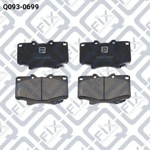 Колодки гальмівні передні дискові Q-fix Q0930699 (фото 1)