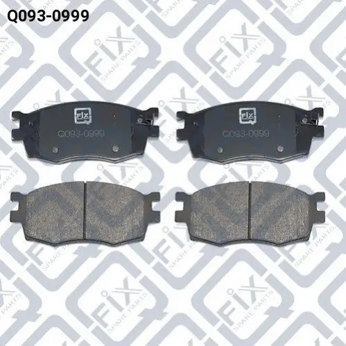 Колодки гальмівні передні дискові Q-fix Q0930999 (фото 1)