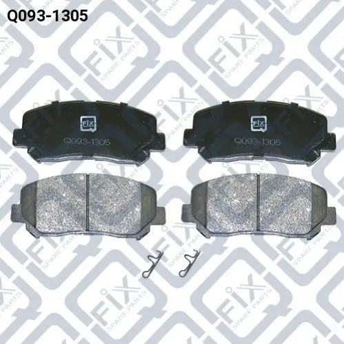Колодки гальмівні передні дискові Q-fix Q0931305 (фото 1)