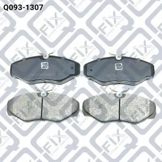 Колодки гальмівні передні дискові Q-fix Q0931307