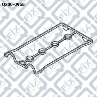 Прокладка кришки клапанів Q-fix Q3000958