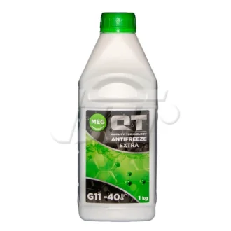 Антифриз EXTRA G11 зелений -40 °C 1кг QT OIL QT562401