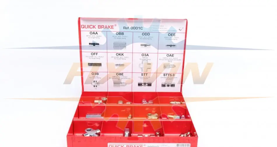 Комплект фітингів для гальмівних трубок QUICK BRAKE 0001C (фото 1)