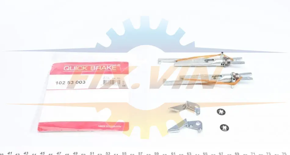 Комплект регулятора стояночного гальма QUICK BRAKE 102 53 003 (фото 1)