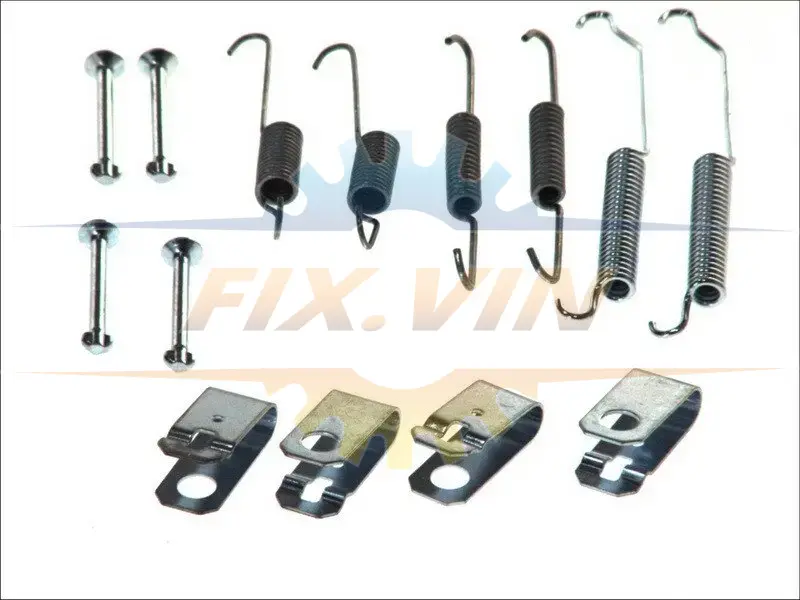Монтажний набір гальмівної колодки (LUCAS) MAZDA 2 TOYOTA IQ 1.0-1.6D 07.07- QUICK BRAKE 1050015 (фото 1)