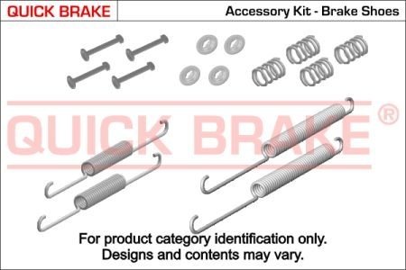 Комплект пружинок колодок ручника Opel Frontera 92-98 QUICK BRAKE 105-0016