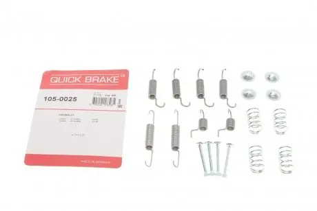 Комплект пружинок колодок стояночного гальма QUICK BRAKE 105-0025
