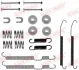 Монтажний набір гальмівної колодки SUBARU FORESTER, IMPREZA, LEGACY I, LEGACY II, LEGACY OUTBACK 1.5-2.5 01.89-06.09 QUICK BRAKE 1050075 (фото 1)