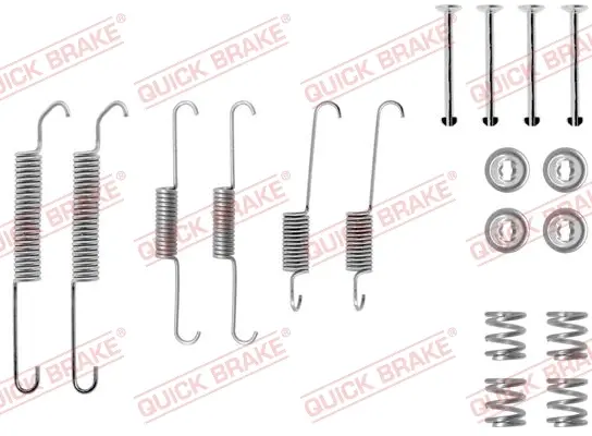 Монтажний к-кт гальмівних колодок зад. Renault 5 (180x42) QUICK BRAKE 105-0590 (фото 1)