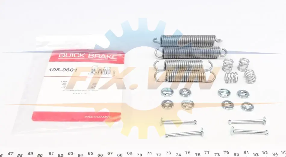 Комплект пружинок колодок стояночного гальма QUICK BRAKE 105-0601 (фото 1)