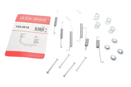 Комплект для монтажу гальмівних колодок QUICK BRAKE 1050618