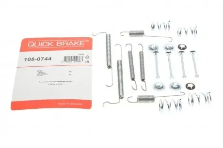 Комплект пружинок колодок стояночного гальма QUICK BRAKE 105-0744