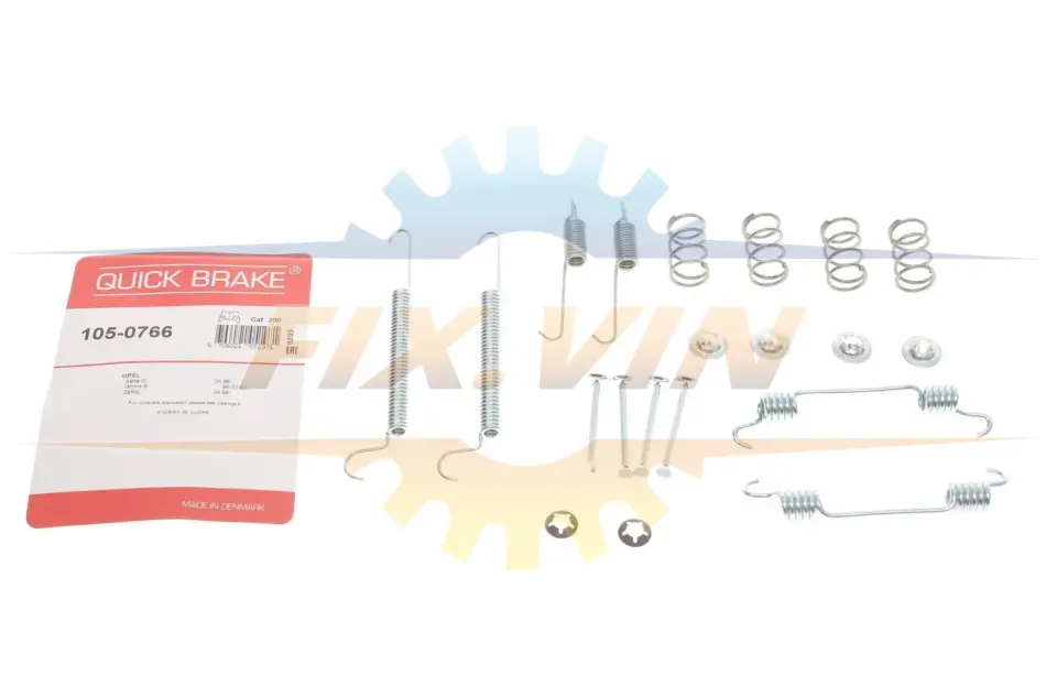 Комплект пружинок колодок стояночного гальма QUICK BRAKE 105-0766 (фото 1)
