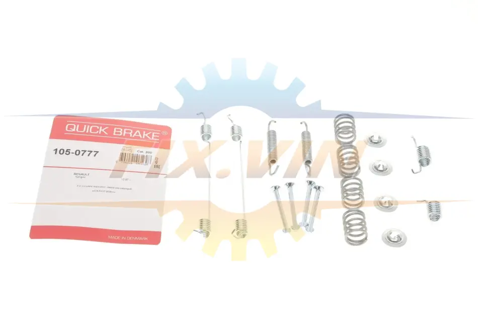 Комплект пружинок колодок стояночного гальма QUICK BRAKE 105-0777 (фото 1)