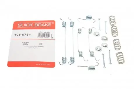 Комплект пружинок колодок стояночного гальма QUICK BRAKE 105-0784