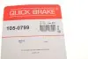 Комплект для монтажу гальмівних колодок QUICK BRAKE 105-0799 (фото 14)