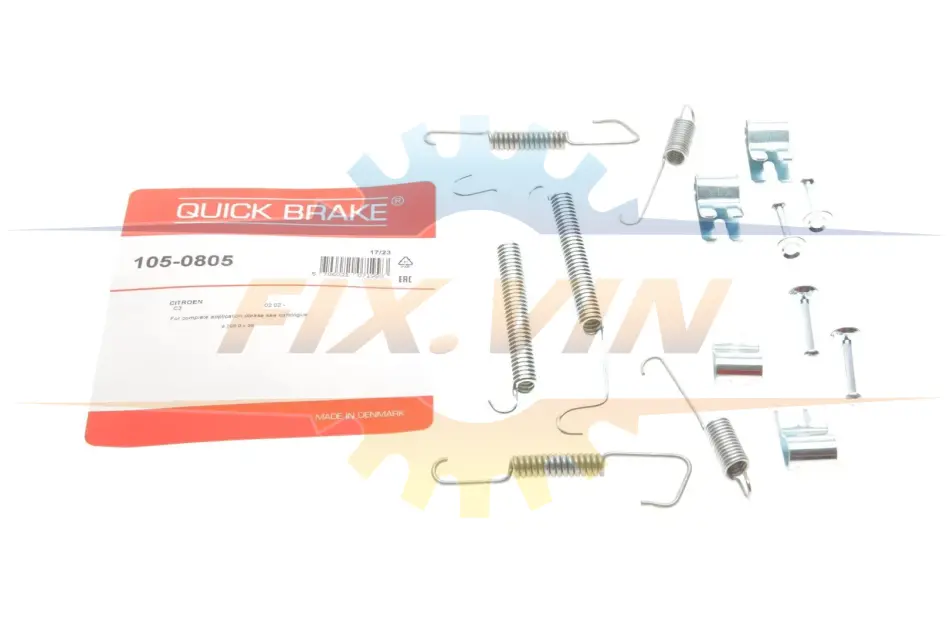 Комплект для монтажу гальмівних колодок QUICK BRAKE 1050805 (фото 1)