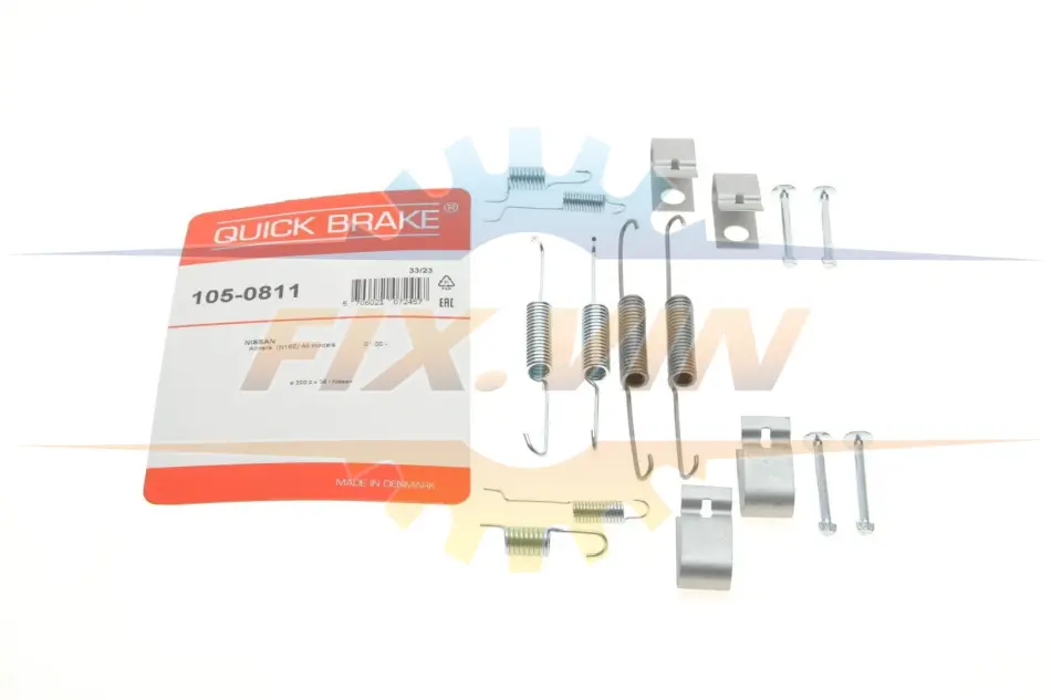 Комплект для монтажу гальмівних колодок QUICK BRAKE 1050811 (фото 1)