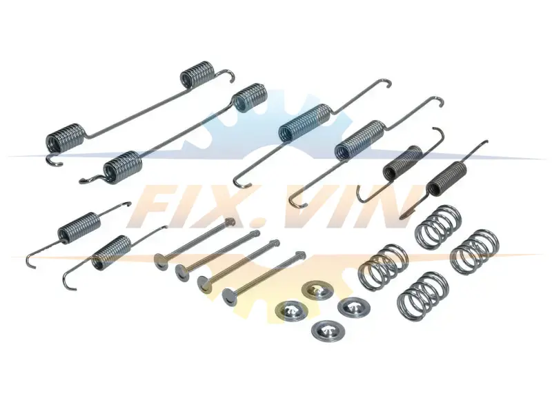 Комплект пружинок колодок стояночного гальма QUICK BRAKE 105-0817 (фото 1)