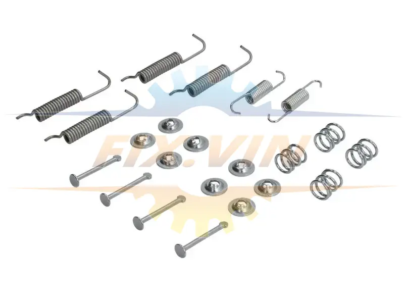 Комплект пружинок колодок стояночного гальма QUICK BRAKE 105-0821 (фото 1)