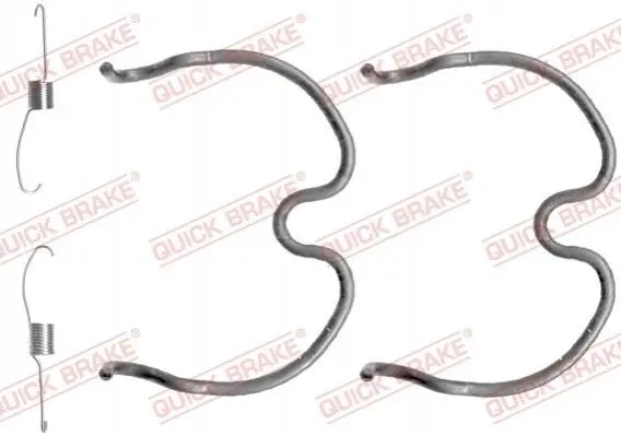 Комплект для монтажу гальмівних колодок QUICK BRAKE 1050837 (фото 1)