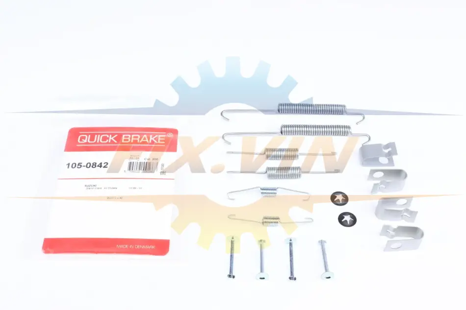 Комплект пружинок колодок стояночного гальма QUICK BRAKE 105-0842 (фото 1)