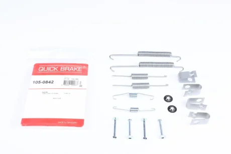 Комплект пружинок колодок стояночного гальма QUICK BRAKE 105-0842