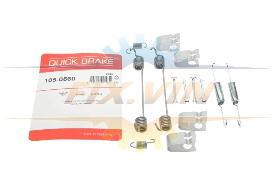 Комплект для монтажу гальмівних колодок QUICK BRAKE 1050860 (фото 1)