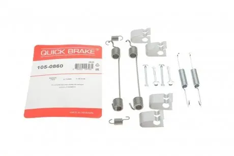 Комплект для монтажу гальмівних колодок QUICK BRAKE 1050860