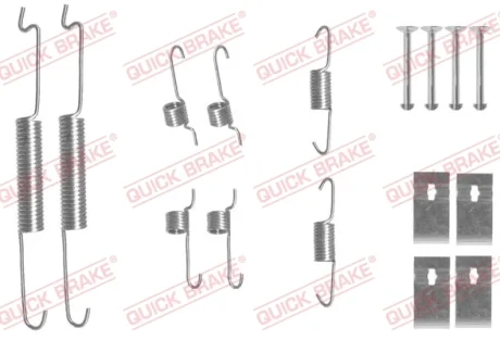 Комплект для монтажу гальмівних колодок QUICK BRAKE 1050863