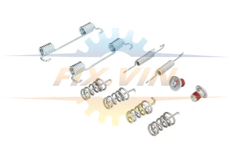 Комплект пружинок колодок стояночного гальма QUICK BRAKE 105-0874 (фото 1)