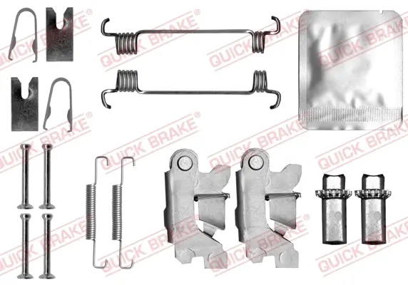 Монтажний набір гальмівної колодки (BENDIX) CITROEN JUMPER II FIAT DUCATO PEUGEOT BOXER 2.0D-Electric 04.06- QUICK BRAKE 1050875S (фото 1)