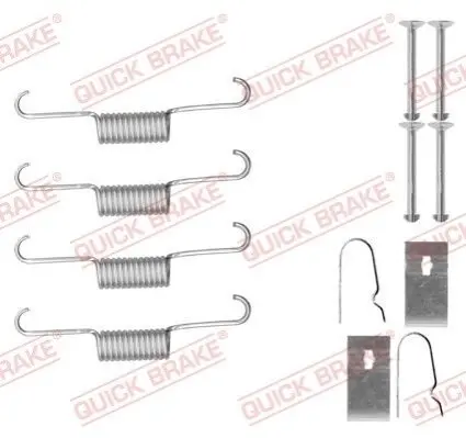 Комплект для монтажу гальмівних колодок QUICK BRAKE 1050884 (фото 1)