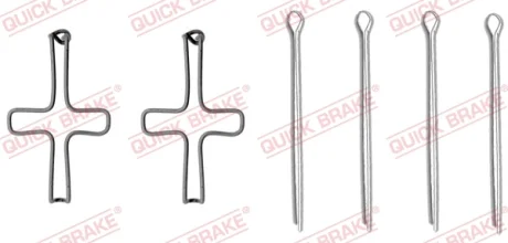 Монтажний компл.,гальм.колодки QUICK BRAKE 1091099