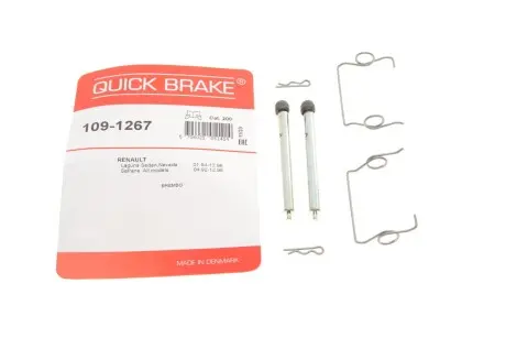 Монтажний компл.,гальм.колодки QUICK BRAKE 1091267