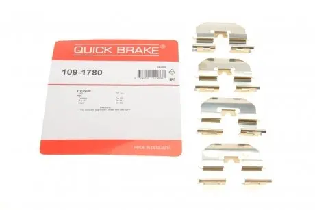 Монтажний компл.,гальм.колодки QUICK BRAKE 1091780