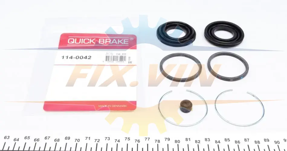 Ремкомплект супорта (переднього) Mitsubishi Pajero/Outlander 90- (d=43mm) QUICK BRAKE 114-0042 (фото 1)