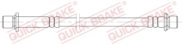 Гальмівний шланг QUICK BRAKE 25080 (фото 1)