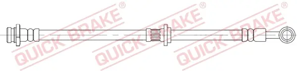 Гальмівний шланг QUICK BRAKE 58.899 (фото 1)