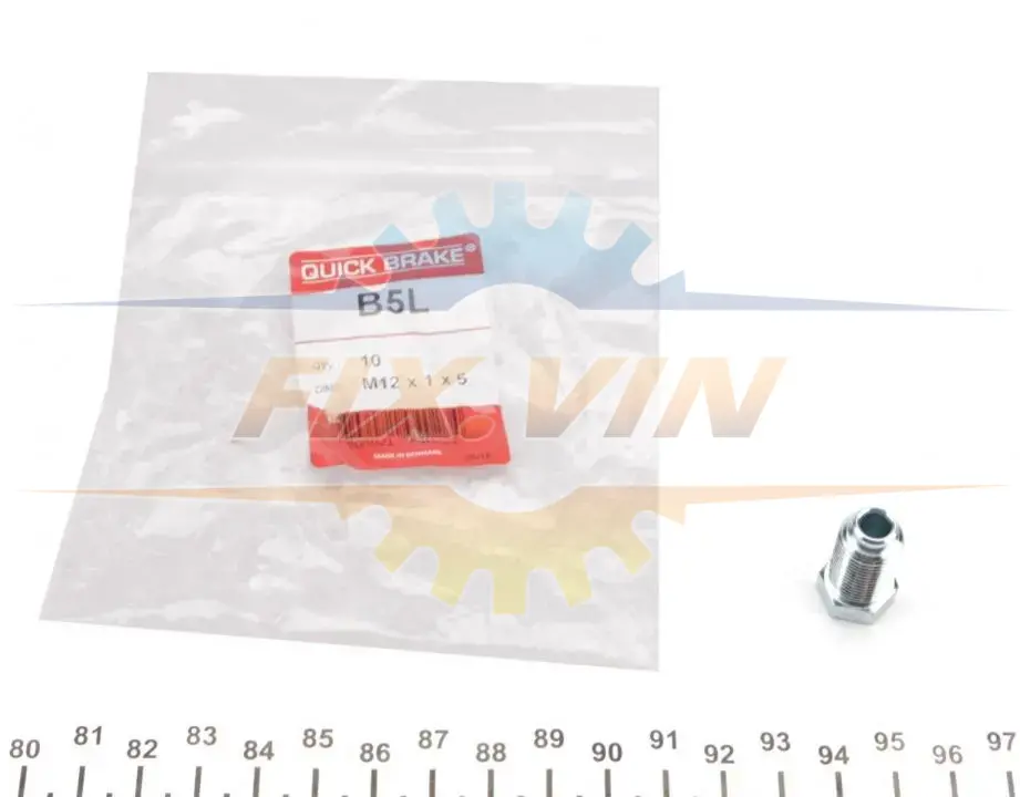 Фітинг гальмівної трубки QUICK BRAKE B5L (фото 1)