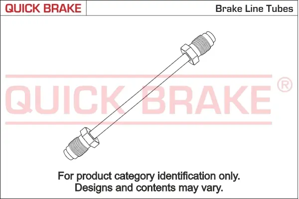 Трубопровід ручного гальма QUICK BRAKE CU-1040A-A (фото 1)