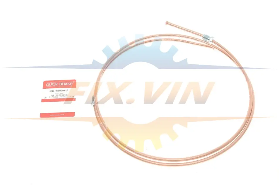 Гальмівна трубка з фітингами QUICK BRAKE CU-1500A-A (фото 1)