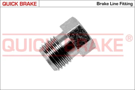 Фітинг гальмівної трубки QUICK BRAKE J