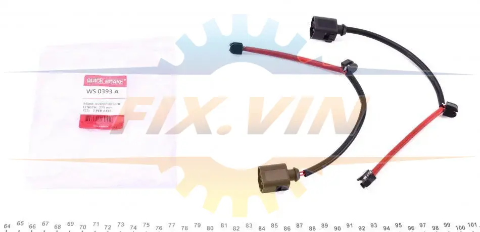 Датчик износа QUICK BRAKE WS 0393 A (фото 1)