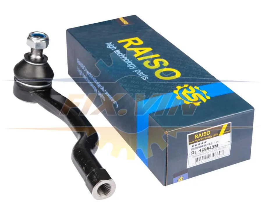Наконечник кермовий правий MB A (W168), A (W169), B (W245) 1.5-Electric 07.98-06.12 RAISO RL-169643M (фото 1)