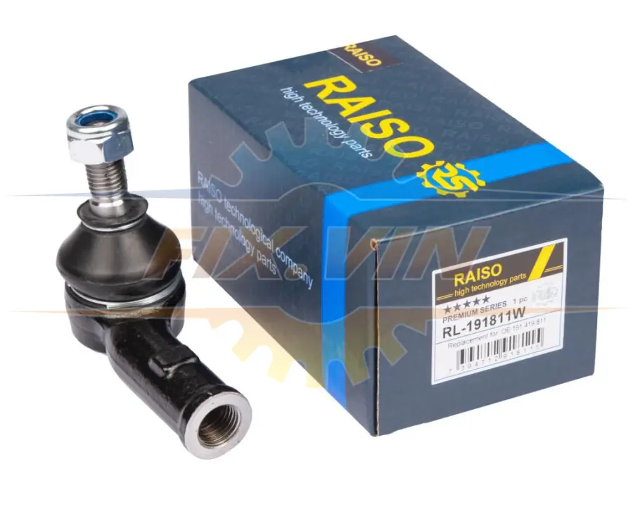 Наконечник тяги рульової (L) Volkswagen Golf/Passat/Polo/SEAT Toledo 82-02 RAISO RL-191811W (фото 1)