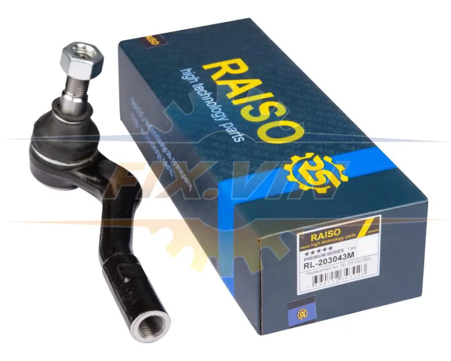 Наконечник тяги рульової (R) Mercedes C-class (W203/S203), CLC (CL203), CLK (C209) 00-14 RAISO RL-203043M (фото 1)