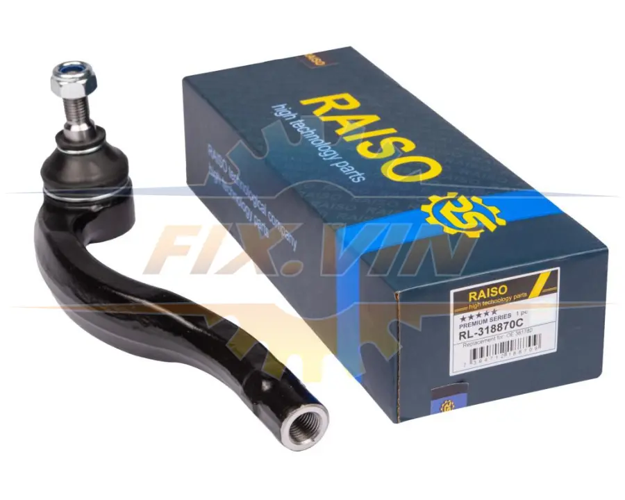 Наконечник тяги рульової (L) Citroen C5 III/Peugeot 508 08-18 RAISO RL-318870C (фото 1)
