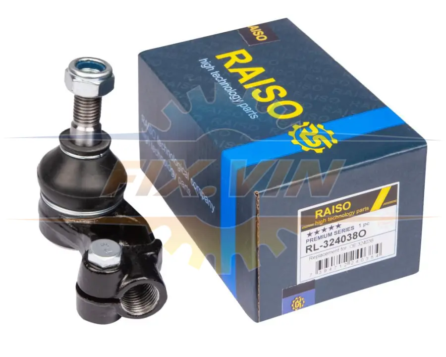 Наконечник тяги рульової (R) Daewoo Lanos/Nexia/Espero 81- RAISO RL-324038O (фото 1)