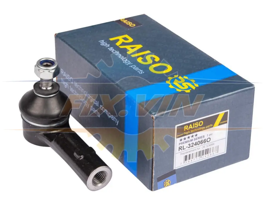 Наконечник тяги рульової Opel Combo/Corsa/Tigra 93-02 RAISO RL-324066O (фото 1)